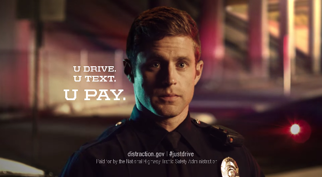 nhtsa "manifesto online" #justdrive texting while driving distracted driving
