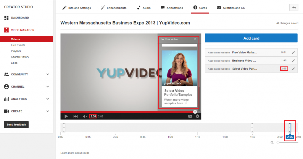 YouTube Cards, YouTube marketing, video marketing, Annotations